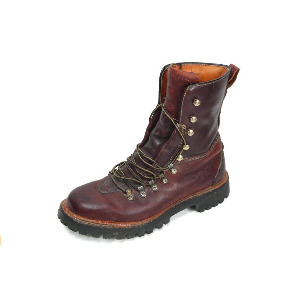 vintage herman survivor SEARS boots hiking lace up leather 60s/70s READ 7.5 D